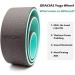 GRACIAS Yoga Wheel Set - Strong & Comfortable Back Pain Relief, Stretching & Flexibility - Includes Free Yoga Strap & Guide - 3 Pack (13, 10, 6 inch) - Green & Black - Buy Online on GoSupps.com