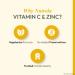 patanjali Nutrela Vitamin C + Zinc Capsules | Immune Support Supplement with Plant-Based Herbal Blend | Antioxidant & Immunity Booster for Adults | 120 Vegetarian Capsules - Buy Online on GoSupps.com