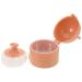 LIFKOME Bo te pour Poudre Corporelle Portable Ours Bo tier Vide pour Poudre avec Huile de Organisateur Doux et S curis pour Gar on Fille Compact pour Voyage et Usage Quotidien