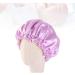 Minkissy Kids Satin Bonnet | Double Layered Sleep Cap Night Hat for Baby Children | Adjustable Elastic | Toddler Sleepwear Accessory in Purple - Buy Online on GoSupps.com