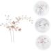 HONMEET Bridal Hair 1pc Handmade Hairpin Wedding Headpiece for Bride Hanfu Hair Accessories Wedding Hair Clip Metal Hair Clips Bowknot Hair Bride Hair Clips Fashionable Headdress Pearl - Buy Online on GoSupps.com