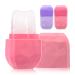 THBRO Ice Roller for Face and Eye  Facial Beauty Ice Roller Skin Care Tools  Silicone Face Ice Mold (Pink)