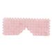 Rose Quartz Eye Mask with Cooling Jade Reduce Puffiness Hand Crafted for Facial Massage and Dark Circle (Crystal) Pink Crystal