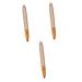 Healeved 3pcs Self Adhesive Mascara Black Eyeliner Pencil Liquid Eyeliner Pen Makeup Eyeliner Plastic Golden 1 count (Pack of 1) Goldenx3pcs