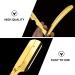 Lurrose Engraved Razor Holder - Manual Galvanized Handle for Bortschneider Straight Razor & Shaver - Rustproof Steel Stylish Gold Finish | International Shipping - Buy Online on GoSupps.com