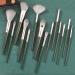 14-Piece Soft Hair Makeup Brush Set with PU Storage - Perfect for Loose Paint & Eyeshadow - International Shipping Available - Buy Online on GoSupps.com