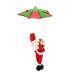 Toyvian Christmas H nkige Christmas decoration for hanging Christmas decorations children's toys parachute Christmas parachute Christmas tree older