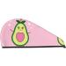 Cute Avocado Microfiber Hair Towel Wrap Super Absorbent Coral Velvet Quick Dry Cap for Long Curly & Thick Hair | International Shipping Available - Buy Online on GoSupps.com