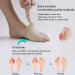 Hallux Valgus Bunion Corrector Bandage - Skin Color Silicone Toe Spreader & Sleeve for All Foot Types - Buy Online on GoSupps.com
