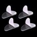 Jitnga 12 Pairs Glue D-Shaped Nose Pads - Non-Slip Soft Silicone Self-Adhesive for Glasses & Sunglasses - 19mm Transparent - Buy Online on GoSupps.com