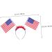 FRCOLOR United States Flag America Flag Ladies Headbands American Flag Women Headband Hairband Flag Hair Hoop Flag Headband Miss Girl Headgear medium As Shown - Buy Online on GoSupps.com