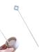Straw Brush - Flower Multifunctional Cleaner Straw Cleaner Brush Extra Long Straw Cleaner Drinking Straw Cleaning Brush for Sippy Cup Water Bottle Azure