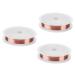 DOITOOL 3pcs Manicure Supplies Jewelry Beauty Organizer Brains Copper Beading Wire Accessories Various Eyelashes Dolls Decoration Decal Tips Book Flexible Beading Wire Spoon Crafts Nail