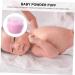 VICASKY Lot de 2 houppes lisses en peluche pour b b - Pompon poudre pour b b - Pour de - R cipient vide pour le corps - moelleux - Poudre - Conteneur PP - Buy Online on GoSupps.com