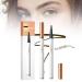 Eyebrow Pencil with 4 Fork Tip 3D Microblading - Magic Eyebrow Pencil Natural Makeup Fine Stroke Magic Eyebrow Pencil Long-Lasting Waterproof Eyebrow Pencil Stay on All Day (Gray)