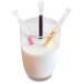  Quick Milk Display stand #20 vanilla-flavored milk straws 30g - Buy Online on GoSupps.com