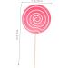 Warmhm 5pcs Candy Lollipops Crafts Pendant Boys Artificial Lollipop Giant Fake Lollipops Handmade Fruit Flavored Lollipops Swirl Lollipops Baby Items Wooden Rainbow Candy Manual Toddler Pinkx5pcs 14*1CMx5pcs - Buy Online on GoSupps.com