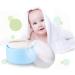 Baby Talcum Powder Puff Box - Empty Body Powder Container for Travel | Blue - Buy Online on GoSupps.com