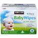Kirkland Signature Baby Wipes 900Ct. Hypoallergenic, Chorine Free, Aloe & Vitamin-E 100 Count (Pack of 9)