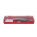 Ocitan extension tweezer set with 360-degree turn removable design for non-slip handles glass edge and 2-hand operation for eyelash extensions