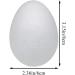 Crafjie Foam Eggs 3.15 inch 30pcs - White Polystyrene Eggs for Spring Easter Crafts - DIY Painting School Projects for Holidays - Buy Online on GoSupps.com