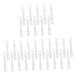 Gatuida Earring 30 Pcs Mask Earrings White Accessories Buckle Hook 15x2cmx3pcs
