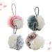 Zerodeko 4 Pcs Bath Sponge Body Powder Puff Shower Loufah Sponge | Large Bath Ball Skincare Tools for Shower | Double Color Bath Ball Pouf Net - 12.5X12.5cm - Buy Online on GoSupps.com