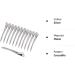 3.5 Inch Duck Bill Hair Clips - 12PCS Metal Alligator Curl Clips for Women & Salon Styling - Buy Online on GoSupps.com