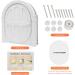 AUTOWT Cat Door Interior Door - 9.4 10.8in No Noise Lockable Indoor Cat Door - No Flap Pet Cat Door Indoor for Cat Puppy Kitties Up to 20 lbs - Easy DIY Setup Suitable for Wooden Iron Door & Wall White - Buy Online on GoSupps.com