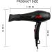 Pro Salon Grade Fast Drying Hair Dryer Ionic and Infrared Heat hairdryer 2000W Long Cord & Hang up Loop 2.8m 2 Heat Settings 3 Speed settingsConcentrator Nozzle Black Small Gift - Buy Online on GoSupps.com