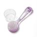 Long Handle Facial Cleansing Brush Face Cleaning Brush Scrub Cleansing Brush Pore Deep Cleans Purple