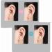60Pcs Purple Pierced Ear Hole Cleaning Set Ear Hole Cleaner Herb Solution Paper Floss Ear Hole Aftercare Tools Kit Disposable Earrings Hole Cleaner - Buy Online on GoSupps.com