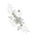 MAGICLULU Flower Comb Hair Jewelry Pearl Hair Accessories Hair Comb for Bride Wedding Bride Hair Comb Wedding Hair Accessories for Brides Headpiece for Bride Bridal Hair Accessory