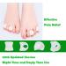 Gel Toe Separators for Bunions & Overlapping Toes - 8 Pack Hammer Toe Straightener, Pinky Toe Spacers, Bunion Corrector & Relief - White - Buy Online on GoSupps.com