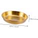 Zerodeko 3 Pcs Pickle Dish Flatware Korean Food Spices Snack Trays Plates Sauce Dish Soy Sauce Bowl Side Dish 13.5X13.5X2.5CMx3pcs Goldenx3pcs - Buy Online on GoSupps.com