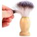 Fomiyes Wooden Handle Razor Brush - Premium Beard Care & Shaving Accessories for Men | Synthetic Fiber Shaving Foam & Grooming Tools - Buy Online on GoSupps.com