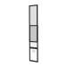 Hakuna Pets Patio Pet Door for Sliding Doors, Easy DIY Install, Dog Door Features Safe Magnetic Closure, Durable UV Resistant Mesh, Remove for Storage, Great for Rentals, Large, Black, Door Insert Black Door Insert Large
