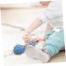 Buy Gleavi Muscle Massage Device - Silicone Yoga Ball & Acupuncture Tool for Whole Body Relief | Fitness Scooter & Manual Massage - 15x6cm Blue - Buy Online on GoSupps.com