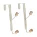 Beatifufu Storage Hooks 2pcs Coat Hook Behind Door Coat Hangers Creative Hook Back of Wrought Iron Hook Storage Wall Hanging