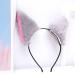 Healeved Plush Ear Hair Cartoon Stuffed Headband Headdress Hair Accessory for Women Girls Party Grey - Buy Online on GoSupps.com