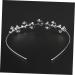 minkissy Flowers hair clip Floral hair barrettes Crystal hairband hair loop Floral hairband flowers wedding Wedding - Buy Online on GoSupps.com