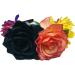 Mexican Rose Flower Crown Headband Halloween Party Flower Hairbands Costume Headpiece Headgear for Halloween Cosplay Carnival Party - Buy Online on GoSupps.com