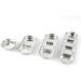 HanryDong Small Animal Stainless Steel Bowl 4 in 1 Hamster Feeder for Water and Food Cage Pet Small Dish for Rabbit/Guinea Pig/Hedgehog/Mice/Chinchilla/Kitten (4 in 1 bowl) - Buy Online on GoSupps.com