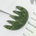 Buy Nolitoy Green Jade Scalp Massage Comb | Gua Sha Hairbrush & Acupuncture Tool for Men & Women - International Shipping - Buy Online on GoSupps.com