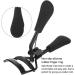 Stainless Steel Eyelash Curler with Built in Comb Pinch Eyelash Curler Silicone Ring Pad Eye Lash Curling Tool Suitable for Any Eye Shapes and Sizes with Silicone Pads(A) - Buy Online on GoSupps.com