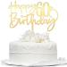 Happy 60th birthday cake Topper Mirrored Gold Acrylic Durable Cake Topper 60th Birthday Party Cake Decorations Hello 60th years old Happy 60th years old 60th Birthday 60th Party Decorations - Buy Online on GoSupps.com