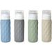 LuHaKiDu Travel Size silicone bottle Kits TSA Approved Proof Travel Containers for Toiletries (Dark color) - Buy Online on GoSupps.com