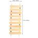PATKAW Hamster Climbing Ladder Hamster Cage Bridge Ferret Cage Ladder Wood Chew Ladder Squirrel Climbing Ladder Guinea Pig Ramp Pet Toy Pet Cage Ladder Toy Widen Platform Climbing Wooden - Buy Online on GoSupps.com