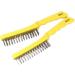 Stainless Steel Brush Set Long Handle Scratch Brush Multipurpose Cleaner Welding and Removing Rust 2  - Buy Online on GoSupps.com