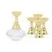RIYAN Magnetic Nail Tip Practice Stand Base Holder Crystal Display Tools (White)